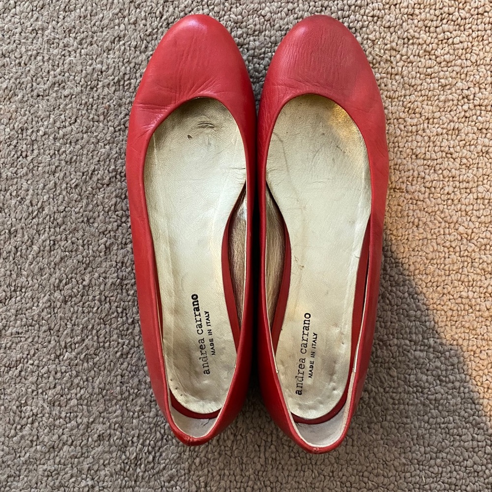 Andrea Carrano New Red Flats